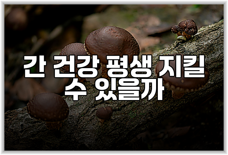 간 건강 평생 지킬 수 있을까