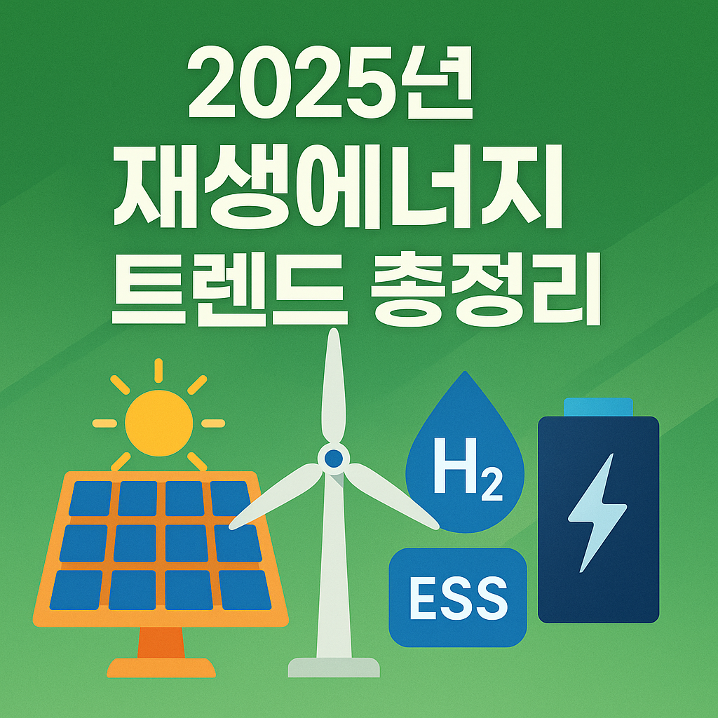 탄소중립을 위한 필수 기술, 한눈에 보는 재생에너지 썸네일 이미지