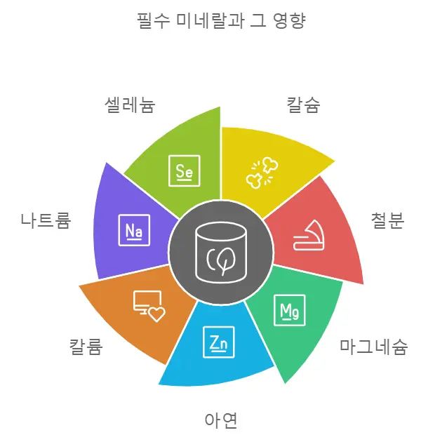 필수 미네랄 종류