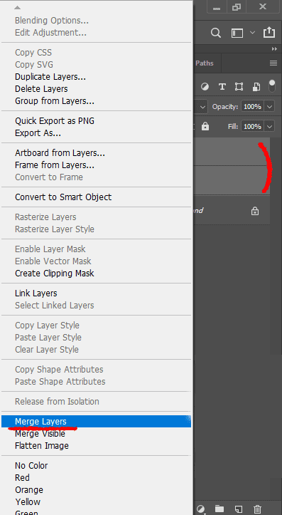 Photoshop-layer-merge-layers