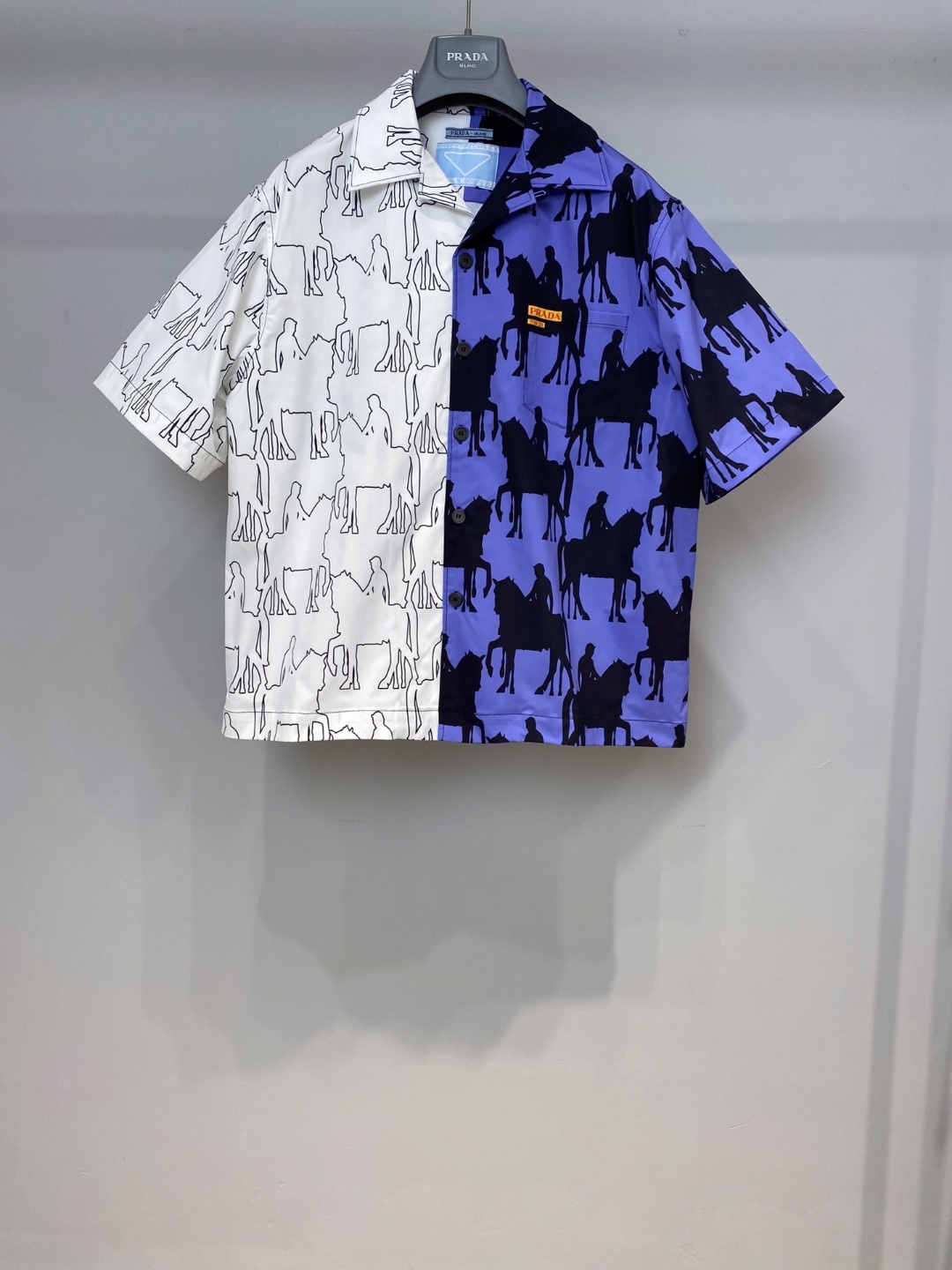  [PRADA] 프라다 더블 매치 헤비 코튼 셔츠 UCS319_1X9K_F087W_S_182