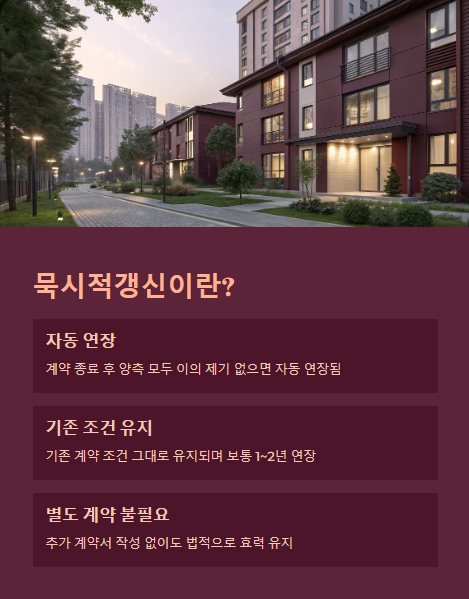 묵시적갱신이란?