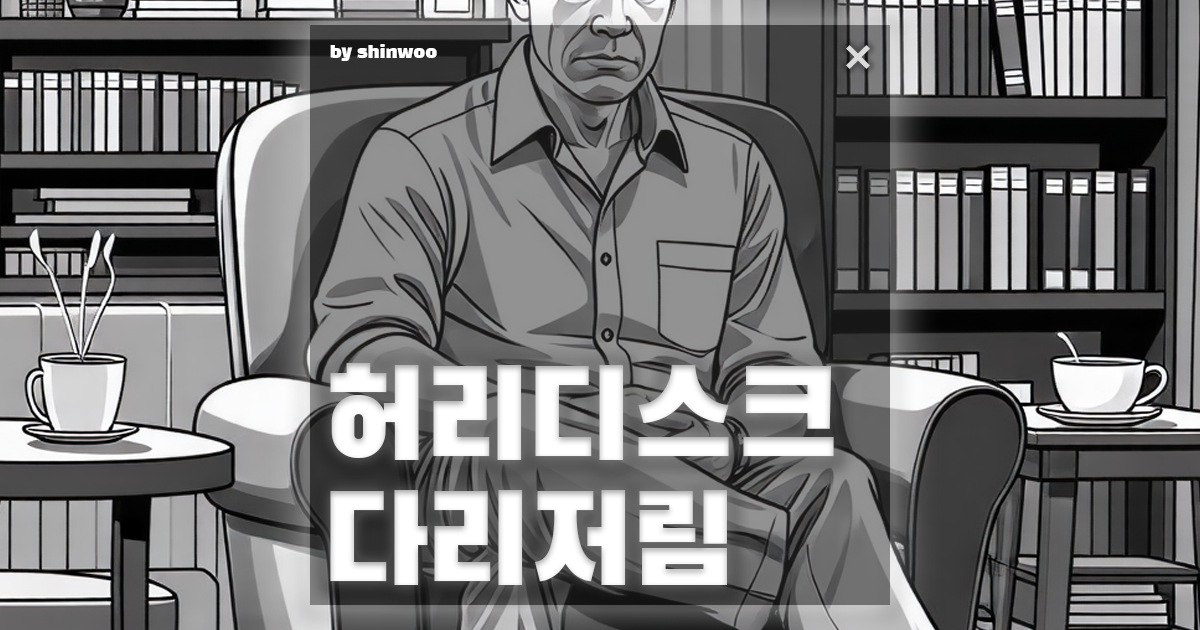 허리디스크 다리저림