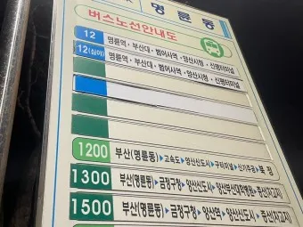 부산역 심야버스 정류장 서부 사상 시간표 예약 예매_14