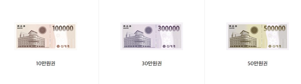 신세계 상품권 사용처