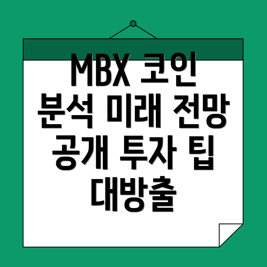 마브렉스(MBX) 코인 전망