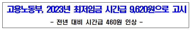고용노동부-최저임금-고지