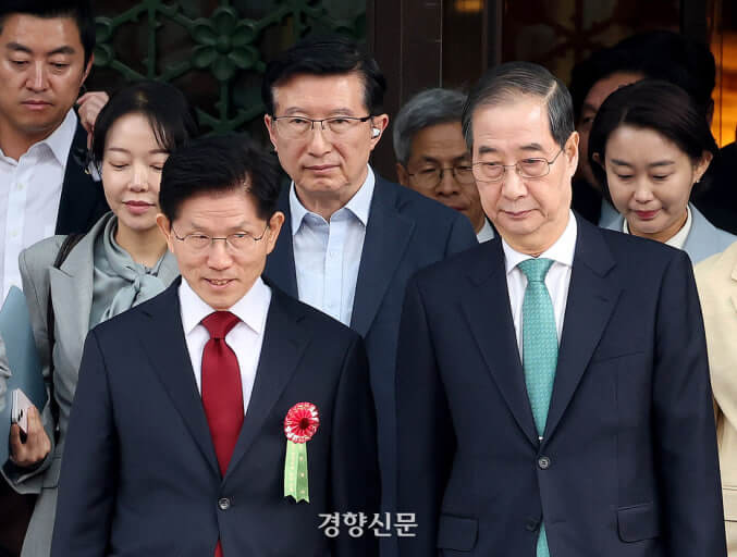 김문수, 조기 단일화 반발하며 '당무 우선권' 강조