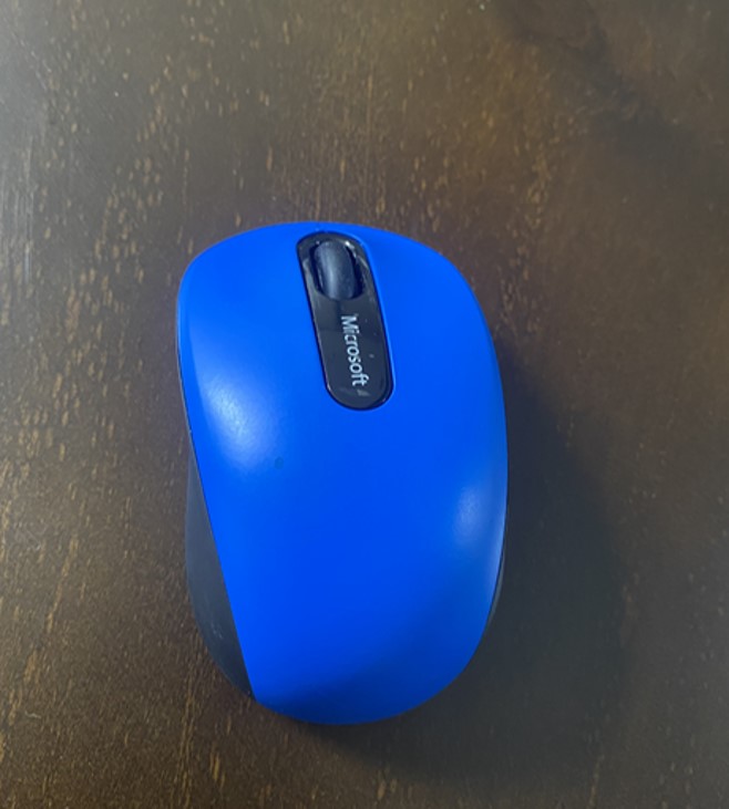 구입한 블루투스 마우스 사진