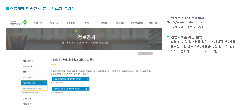 산업재해율 확인서 발급 방법 완벽 가이드 – 온라인 신청부터 출력까지 한눈에 정리