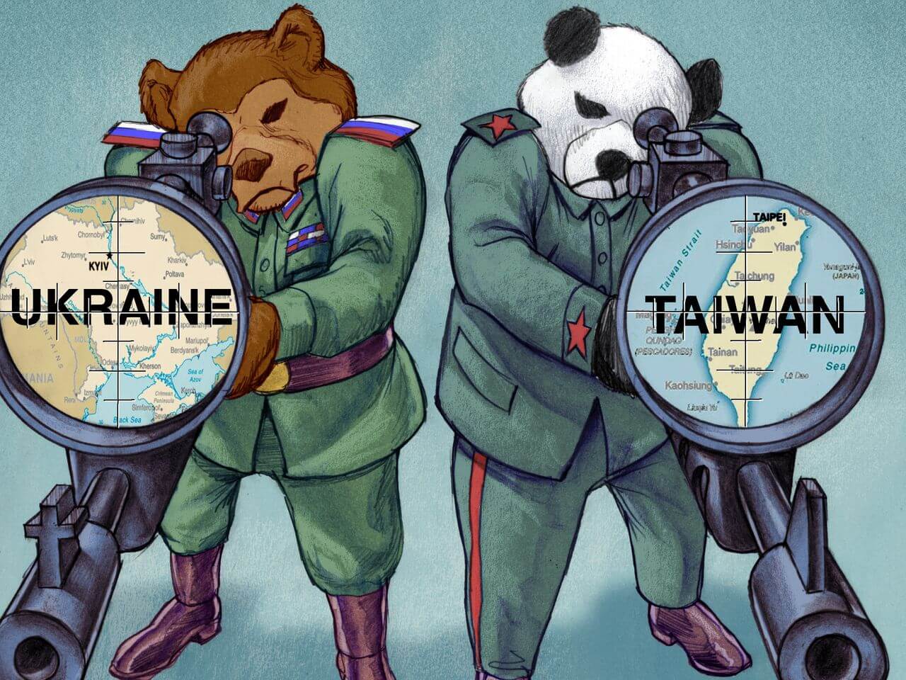 Ukraine and Taiwan