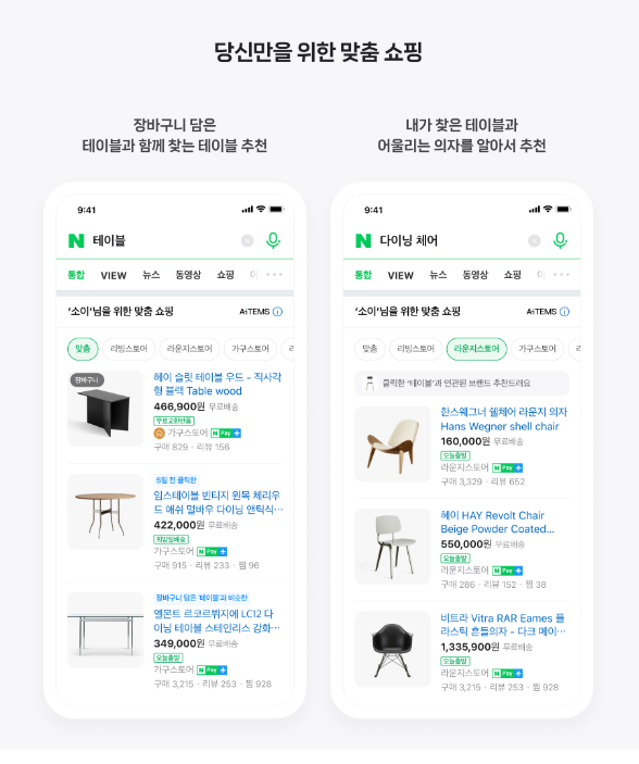 네이버 쇼핑 블록의 추가