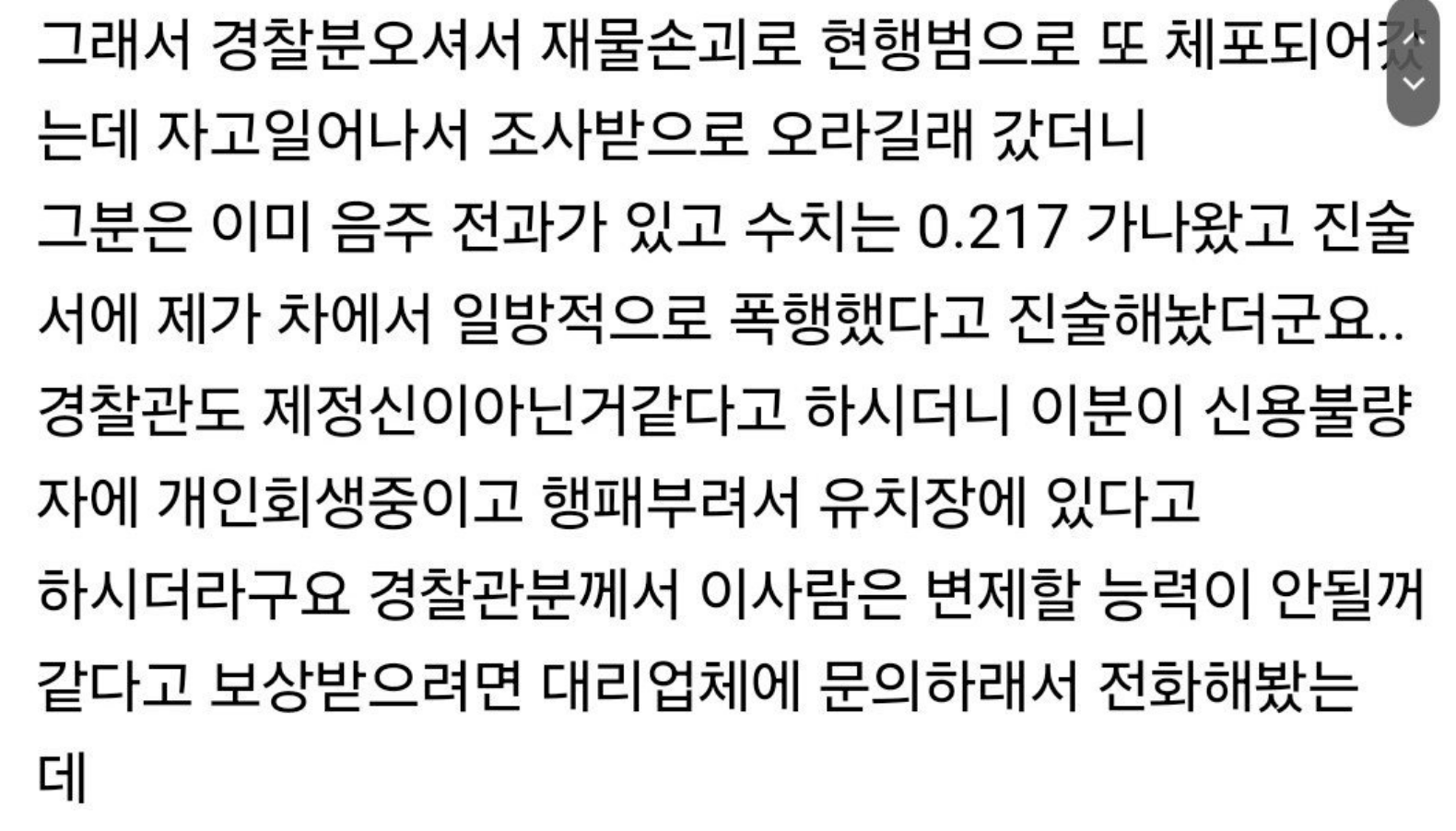 대리불렀는데 대리기사가 음ㅈ운전… 7