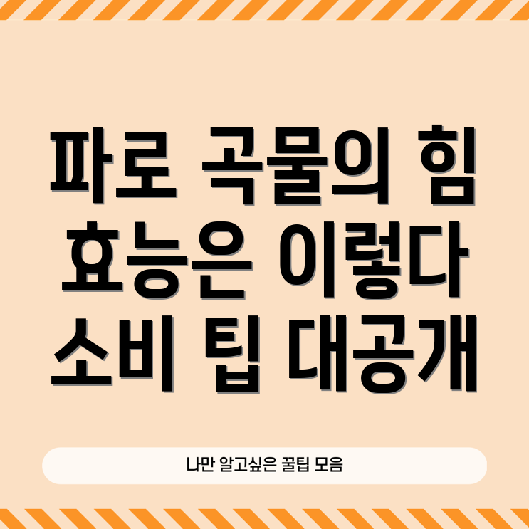 파로 곡물