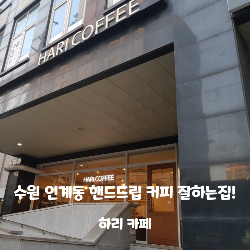 수원에 가면 핸드드립 커피가 맛있는집! 하리 카페!