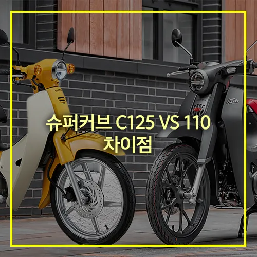 슈퍼커브 C125 VS 슈퍼커브 110