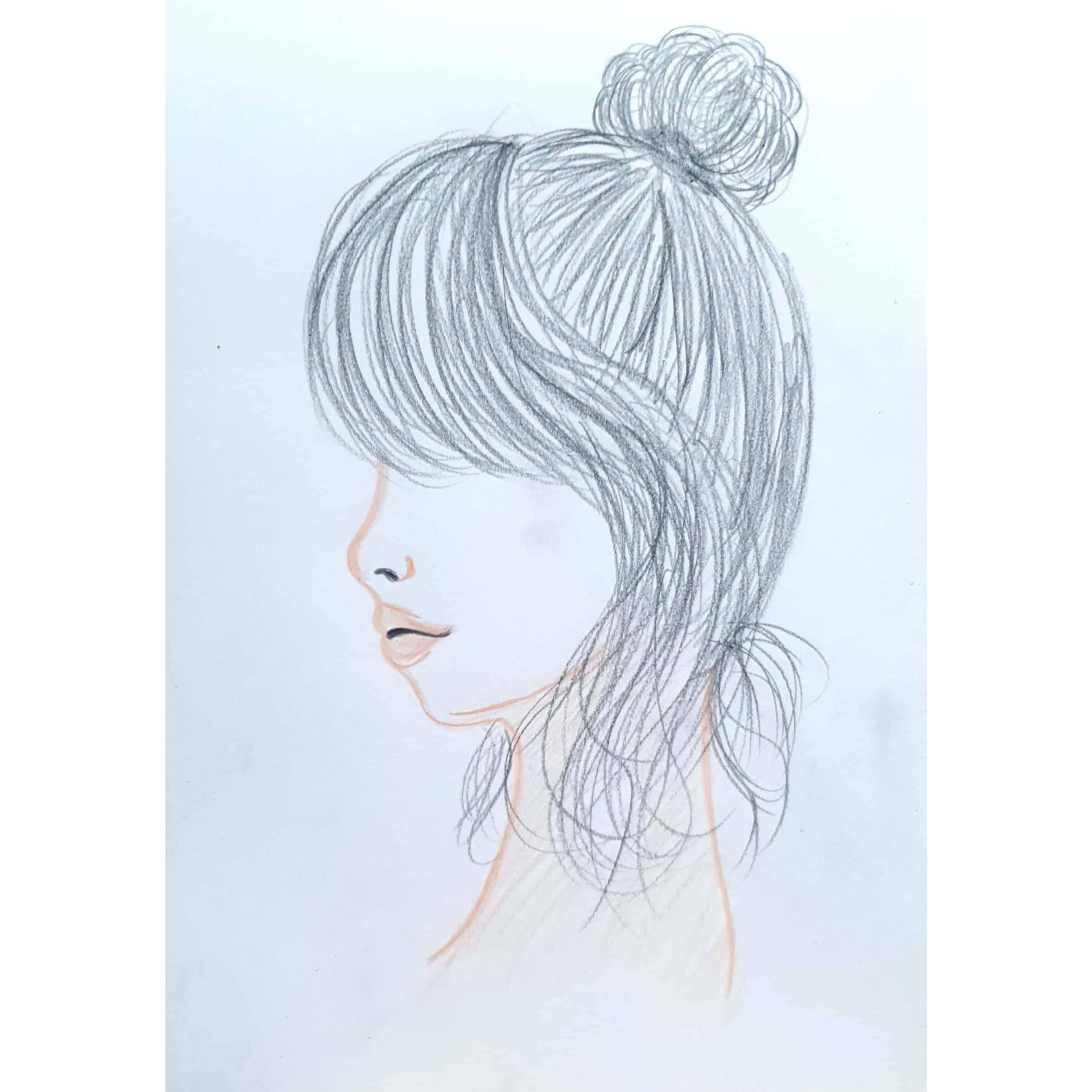  Rest 휴식 / 일러스트 그림 드로잉 / 인물화 그리기