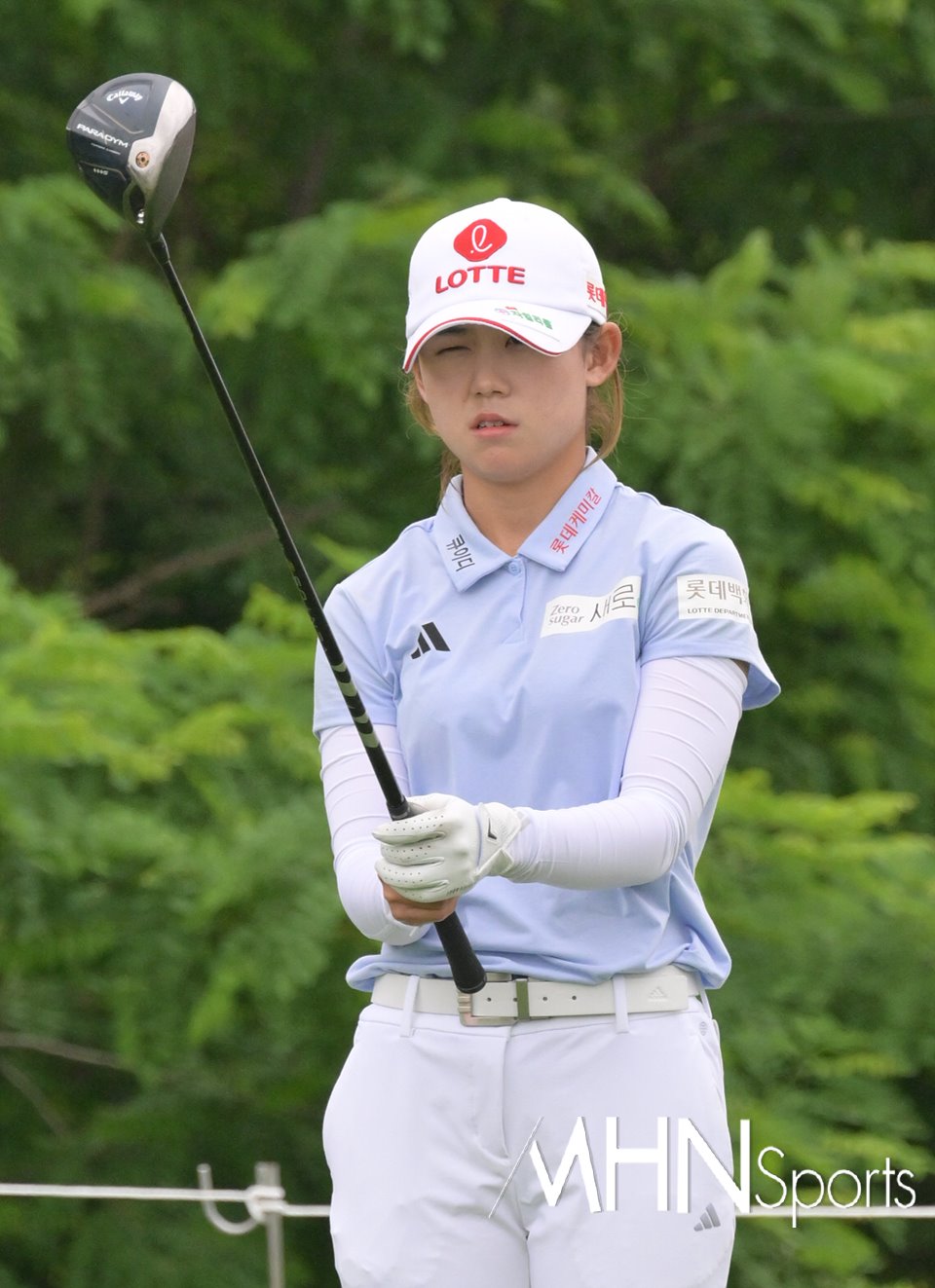 KLPGA 투어 경기 중인 황유민