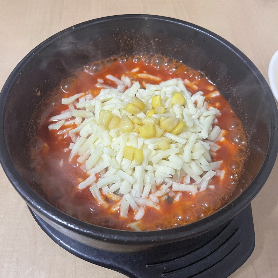  파란하늘, 정의여고 앞 분식 찐맛집 (놀면뭐하니 간식 치즈밥)