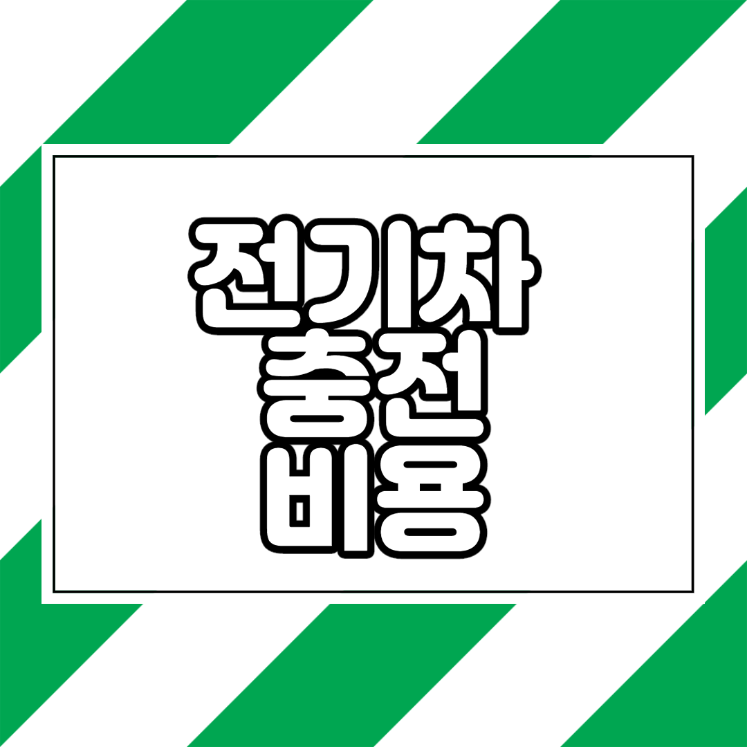  전기차 충전 비용