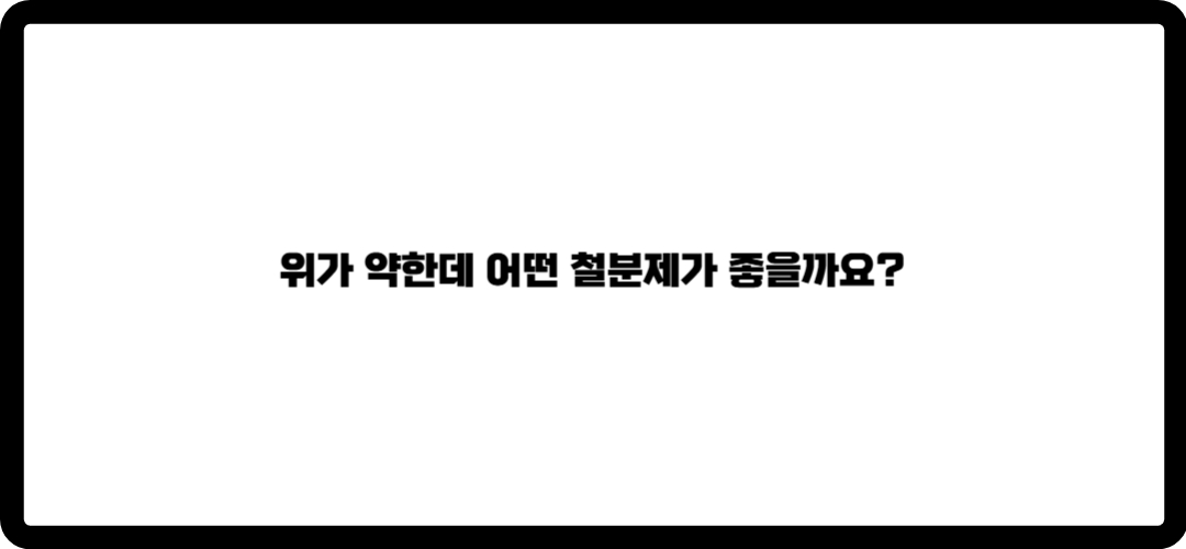 철분제 복용방법