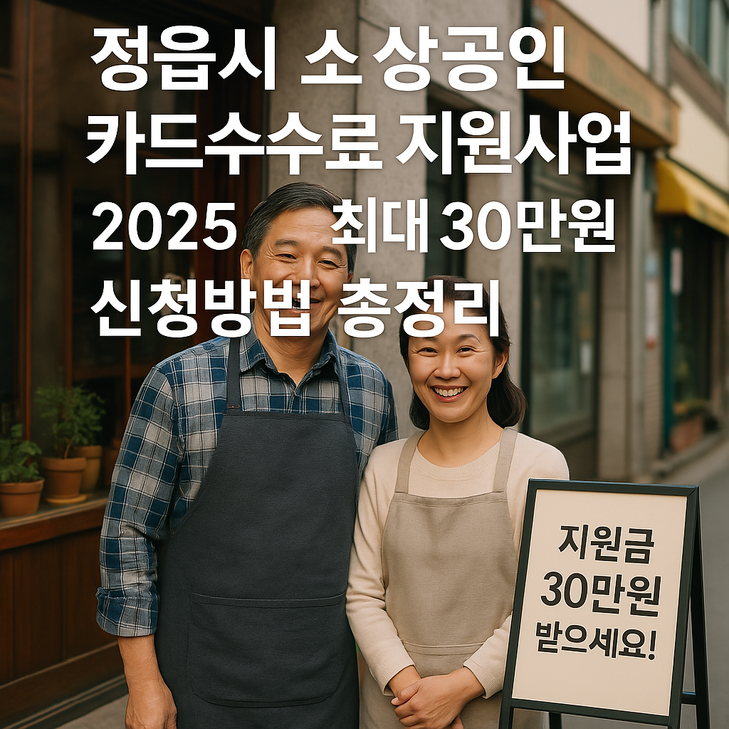 정읍 소상공인 부부, 따뜻한 미소 뒤엔 정책 지원의 힘이