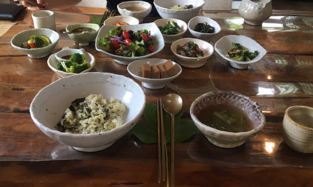  김영철 동네한바퀴 충주 5대손 부부 뽕잎밥 정식 제비촌 맛집