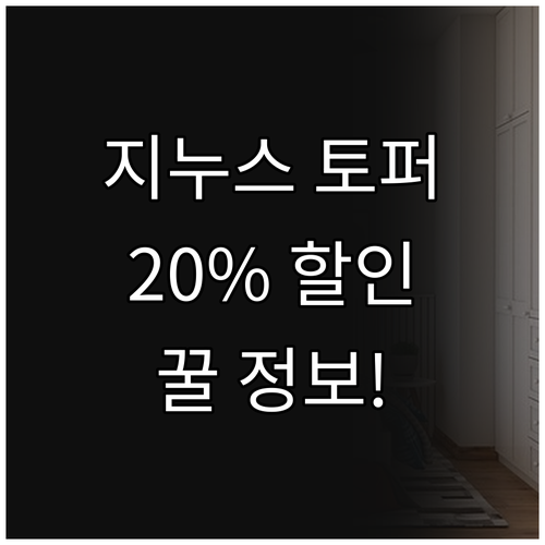 지누스 메모리폼 토퍼.. 베이직 모델