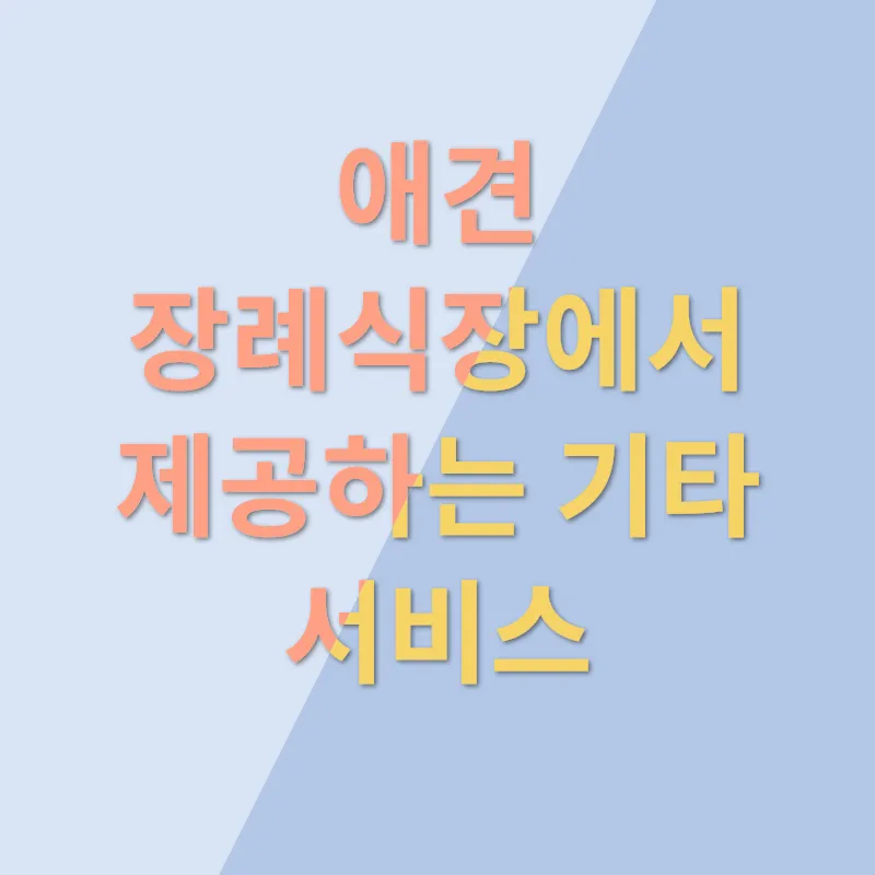 애견 장례식장 소개_3