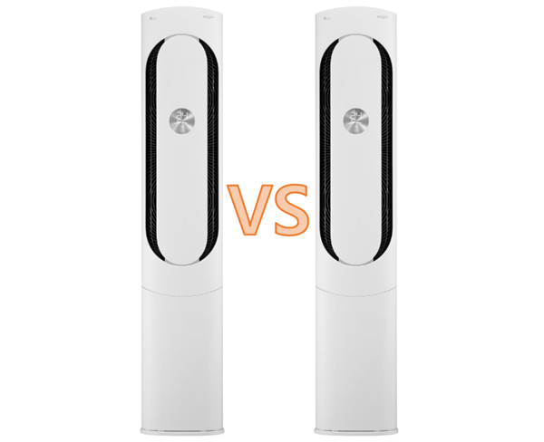  LG 스탠드 에어컨 칸 FQ18HCKWS1, FQ18HCKWU1 비교!