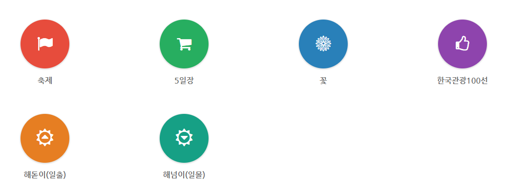  나들이 지도(축제,관광지,꽃,5일장)