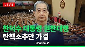 권한대행 탄핵 가결