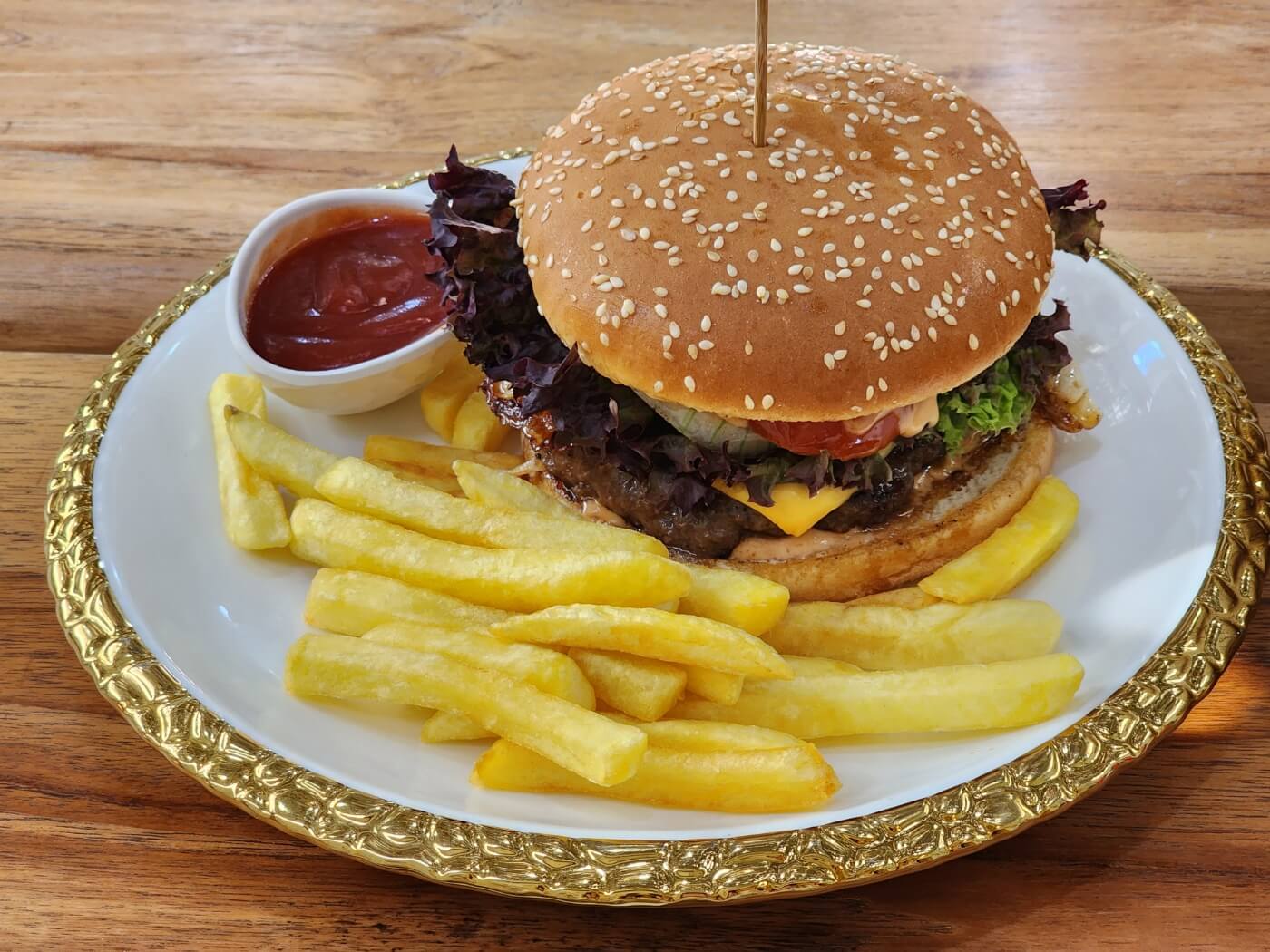 Dubai Local House Camel Burger