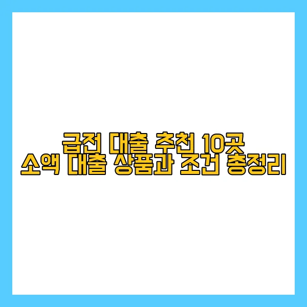 급전 대출
