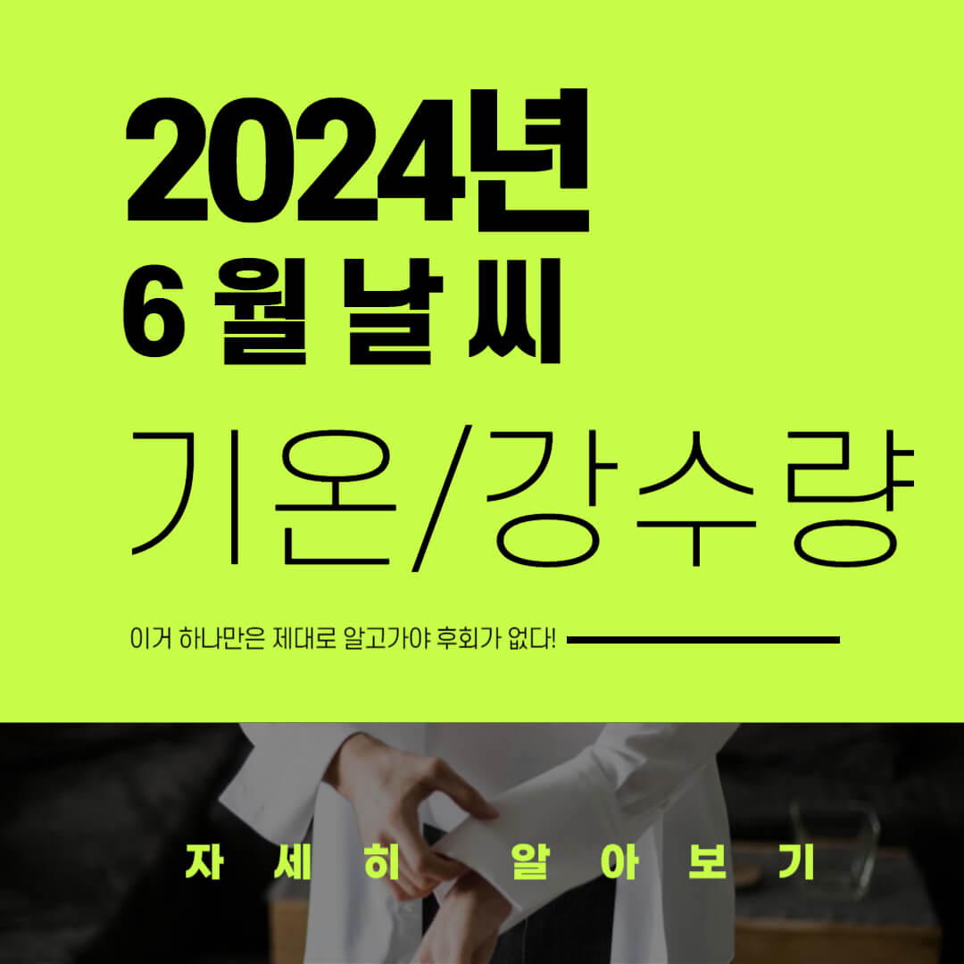 2024년 6월 날씨