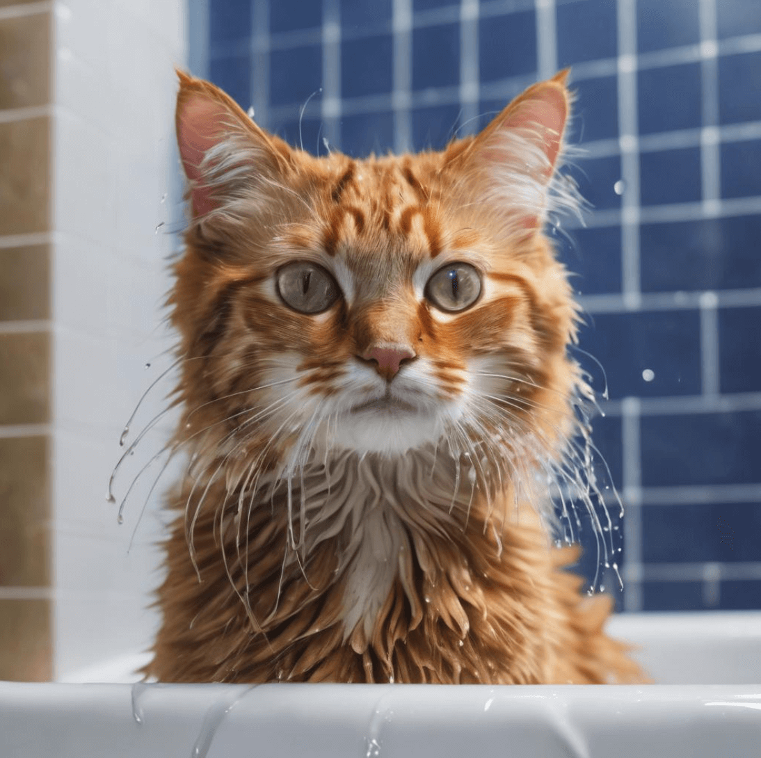 중성화 후 고양이 목욕