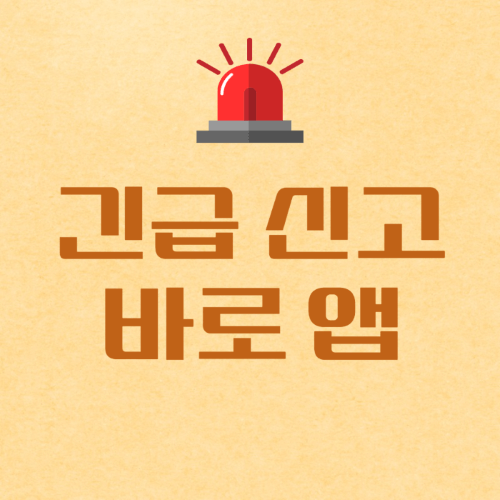  긴급신고 바로앱 - 누구나 쉽게 긴급 신고(112/119)가 가능합니다