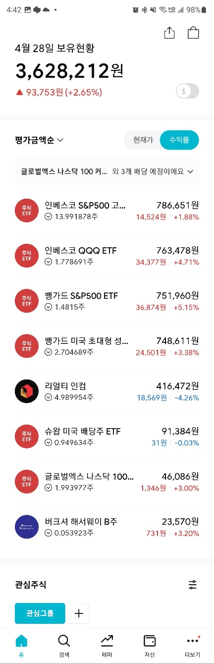  미니스탁 일상 기록