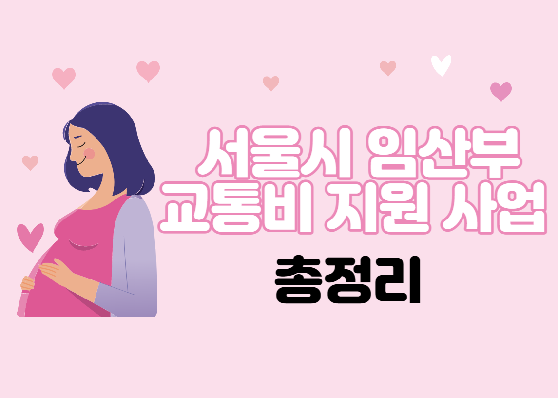  서울시 임산부 교통비 지원 사업 신청방법, 자격조건 등 총정리
