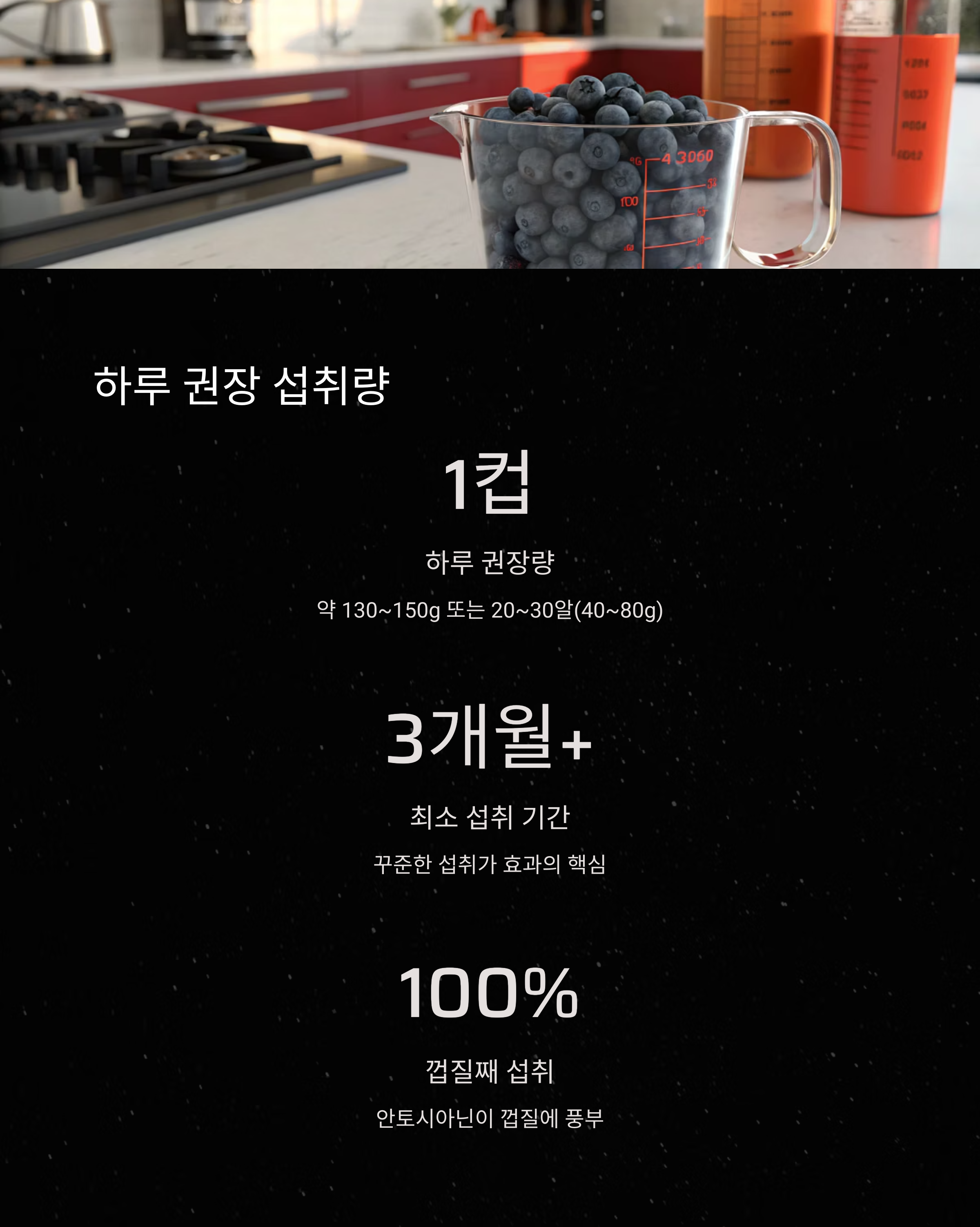 블루베리 하루 섭취량