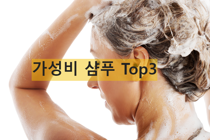 가성비 샴푸 Top3