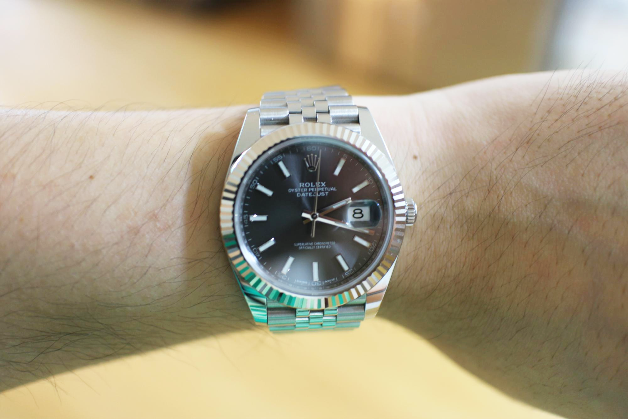 예물 시계] 나의 첫 고오급 시계 롤렉스 데이저스트 41 다크로듐 리뷰 - 2부 | 귝이의 리뷰세상