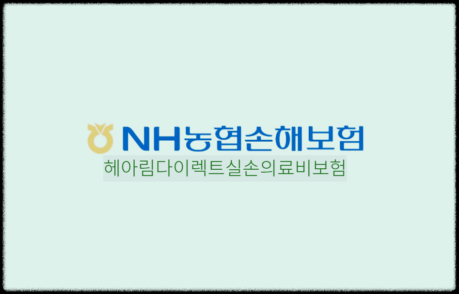  헤아림다이렉트실손의료비보험 : 실속있는 보장을 제공하는 NH농협손해보험의 의료보험상품