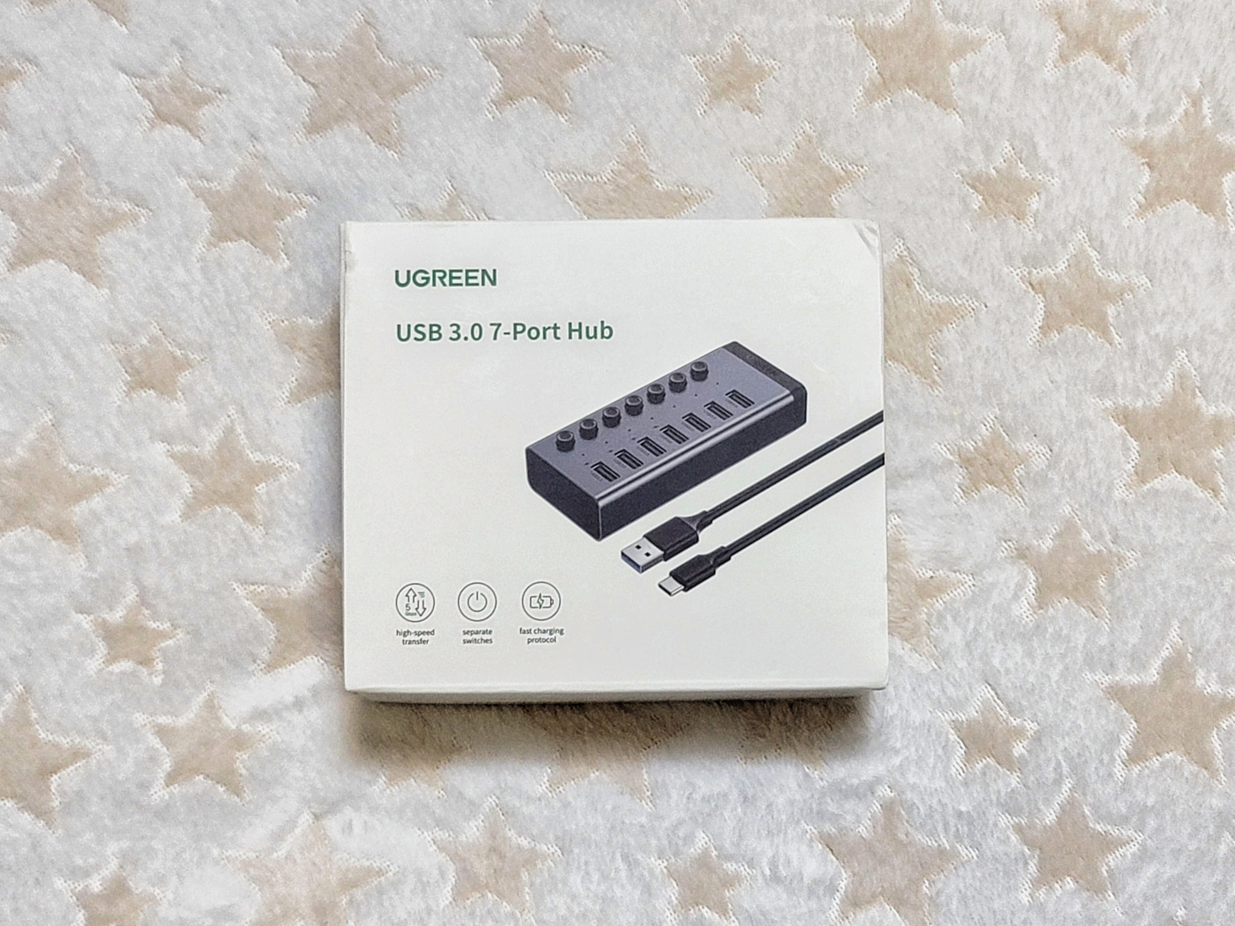유그린 USB 3.0 7port usb 유전원 허브 개봉기