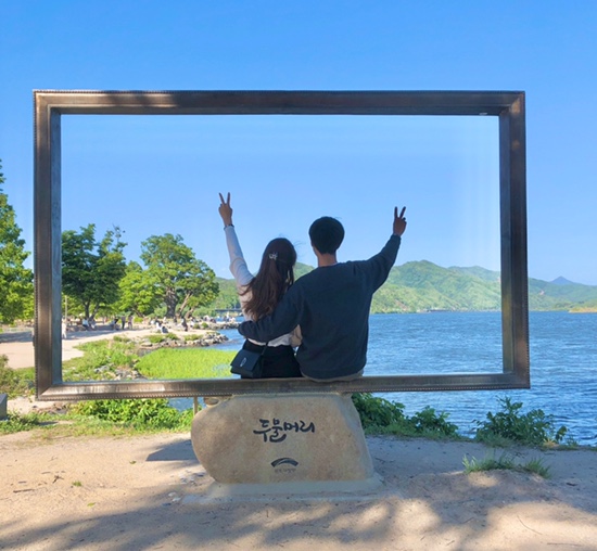  양평 남한강 북한강 두물이 만나는 ‘두물머리’ | 두물머리 포토존 | 가족 나들이 • 데이트 장소로 강추