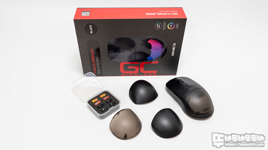  제닉스 TITAN GC WIRELESS 핫스왑 무선 게이밍 마우스