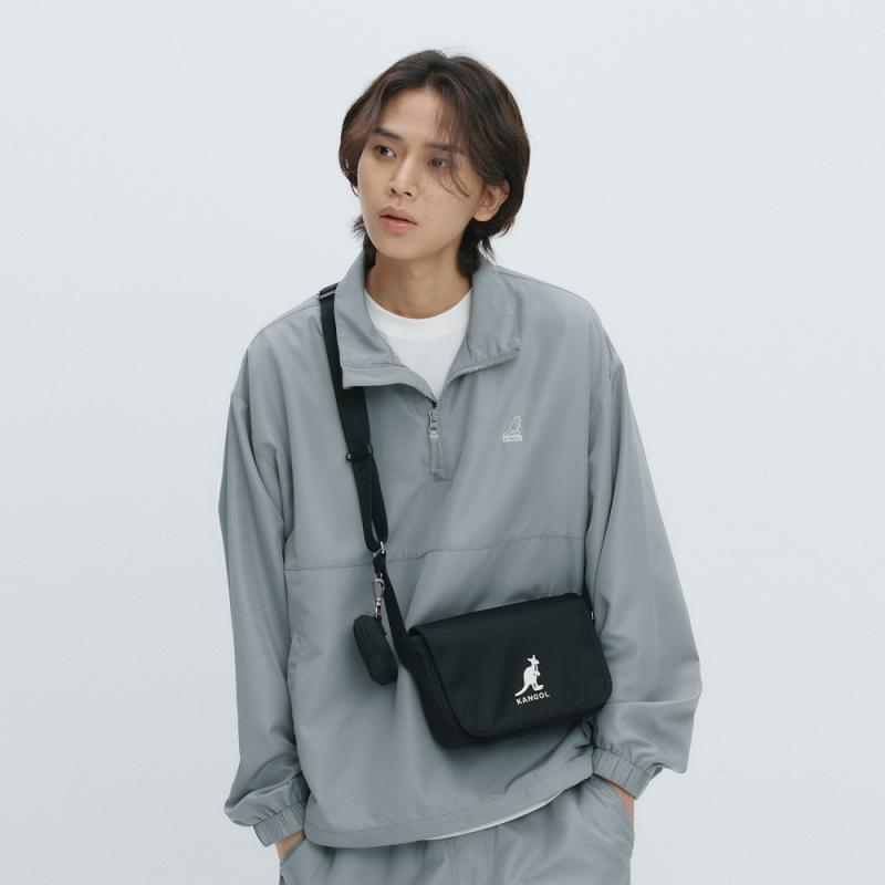 캉골 데이 나일론 후디 크로스백 3258