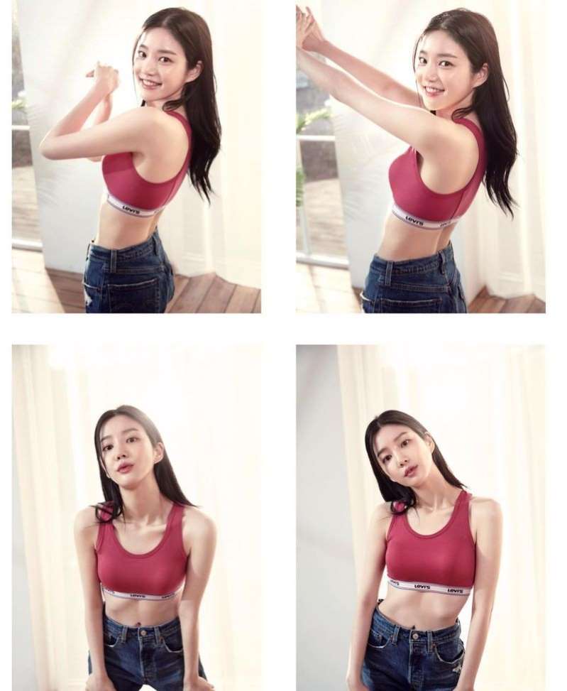  이유비, 브라톱 입고 드러낸 개미허리 ‘母 견미리 똑닮았어’