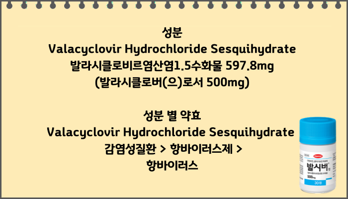 발시버정_성분
