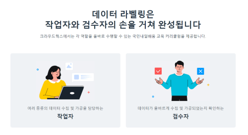 크라우드웍스 데이터라벨링 국민내일배움 교육 신청 방법